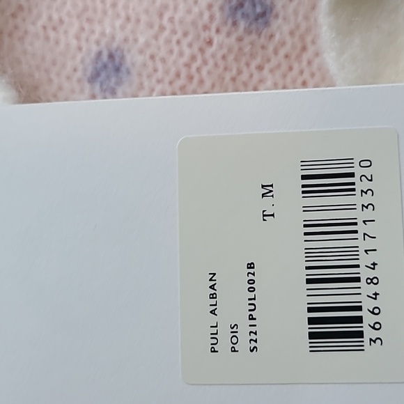 Nwt! Sezane Alban jumper polka dot - Picture 8 of 10
